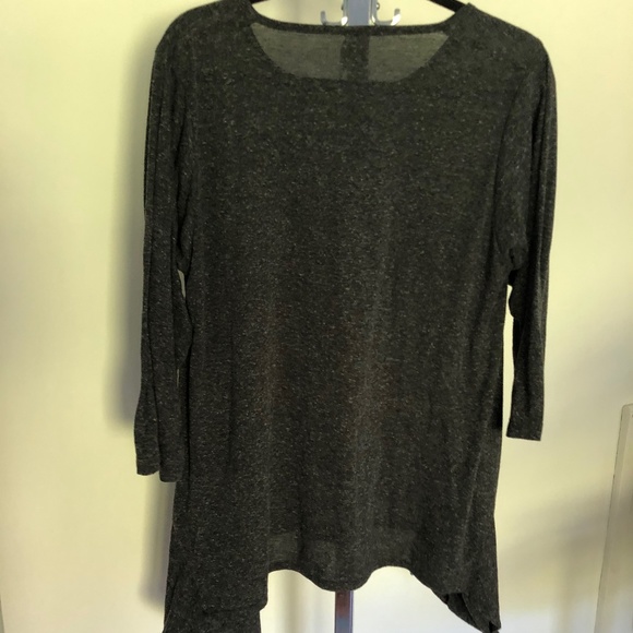 Dress to Kill Jane Mohr Gray Lagenlook Top - Picture 2 of 6